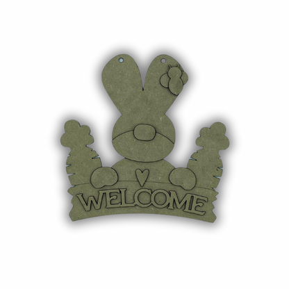Fuoriporta Welcome bunny Out of the Wood