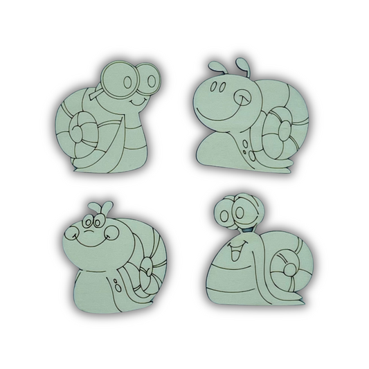 Lumaca set 4 pz pin Out of the Wood