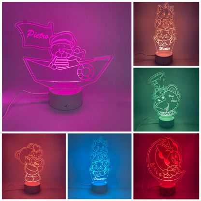 Lampada a led personalizzabile Out of the Wood
