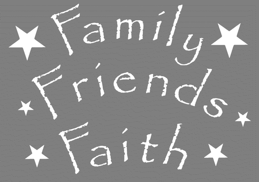 Family friends faith A5 Out of the Wood