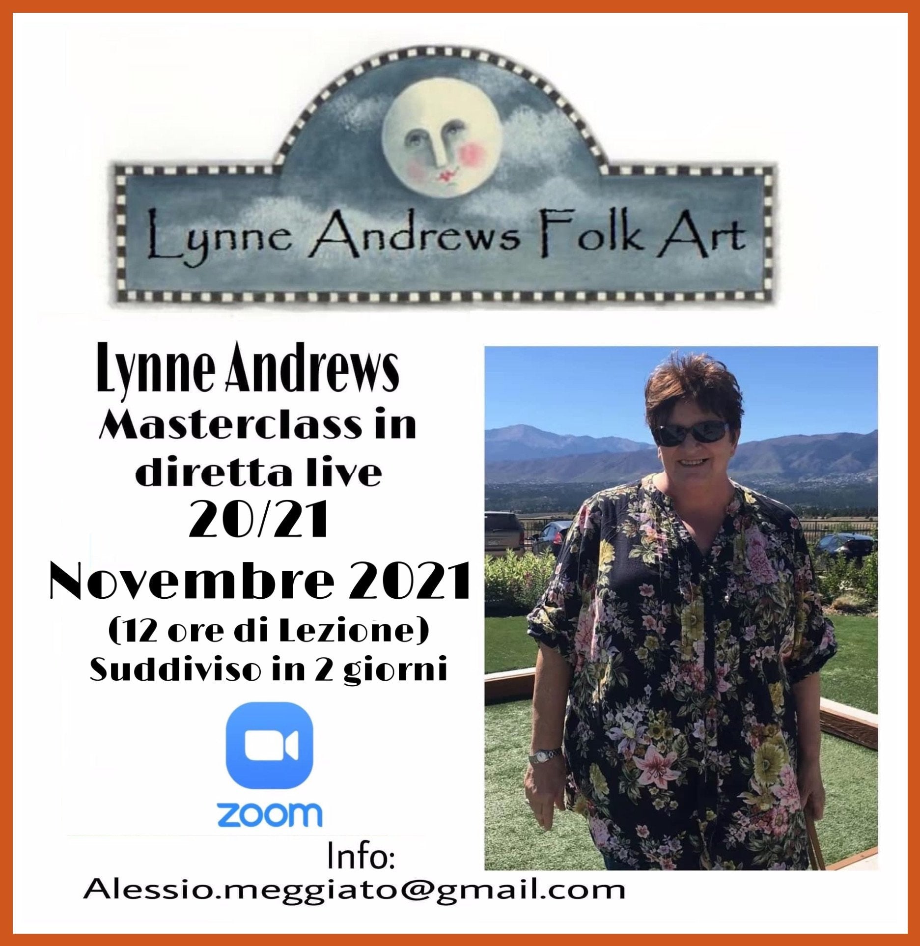 20/21 NOVEMBRE MASTERCLASS IN DIRETTA LIVE  CON LYNNE ANDREWS - Out of the Wood