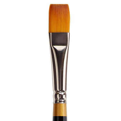 KINGART® Original Gold® 9550 Wash Glaze Series, Premium Golden Taklon Multimedia Artist Brushes Out of the Wood
