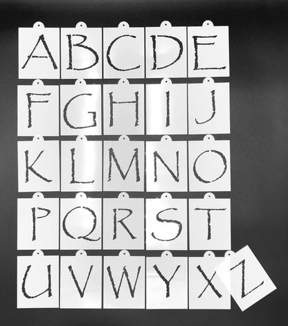 Alfabeto maiuscolo - Out of the Wood