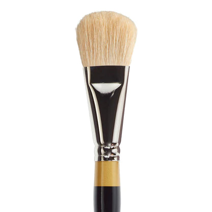 KINGART® Original Gold® 9270 Oval Mop Super Soft Natural Goat Hair Series Premium Multimedia Artist Brushes Out of the Wood
