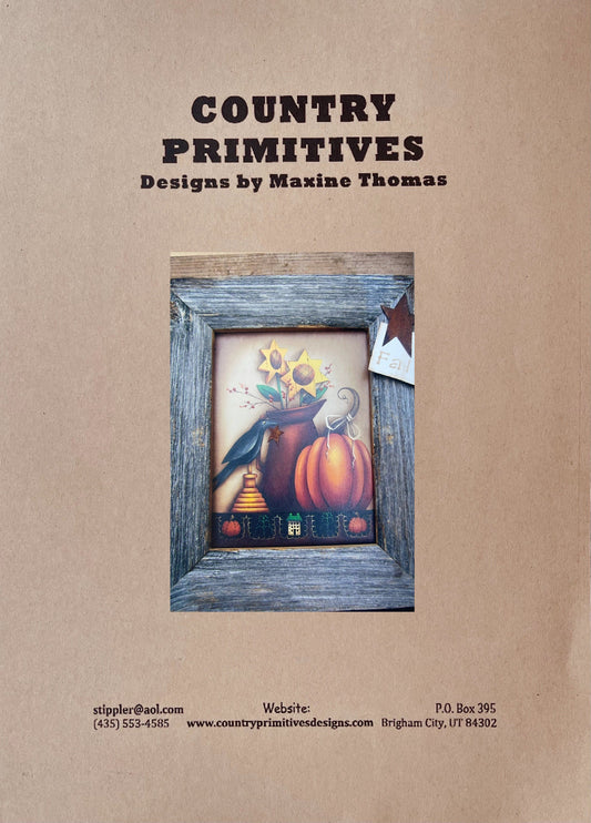 CARTAMODELLO -Pattern-“Folk art Fall “by Maxine Thomas - Out of the Wood
