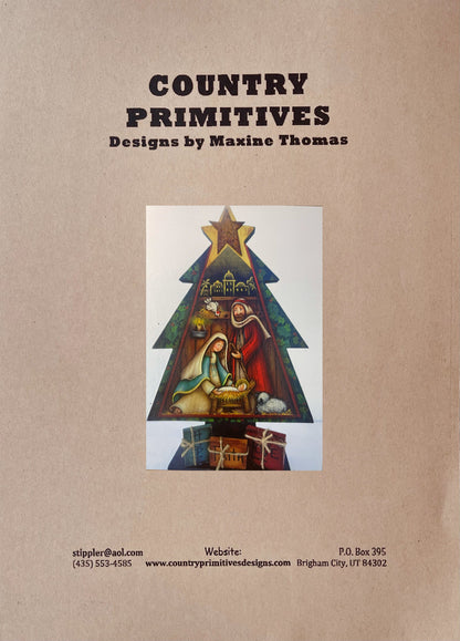 CARTAMODELLO -pattern-“He is the gift “ (TRADOTTO IN ITALINO)by Maxine Thomas con CAPANNA - Out of the Wood