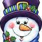 Christmas snowman - Out of the Wood