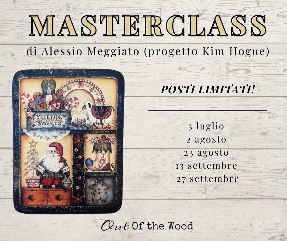 MASTERCLASS IN DIRETTA LIVE  CON ALESSIO MEGGIATO Progetto Yuletide sweet by KIM HOGUE - Out of the Wood