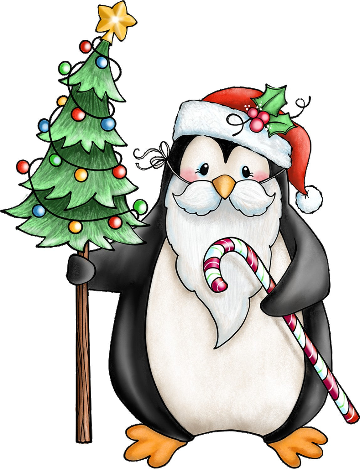 Santa penguin - Out of the Wood