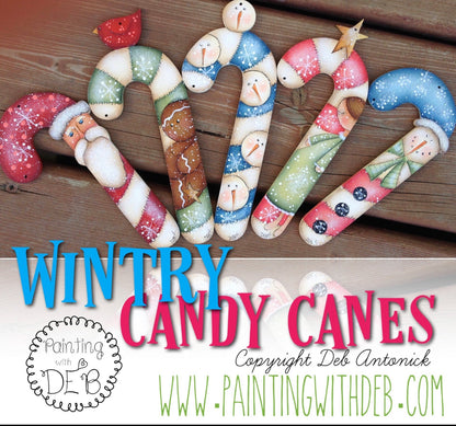 Set candy cane Out of the Wood