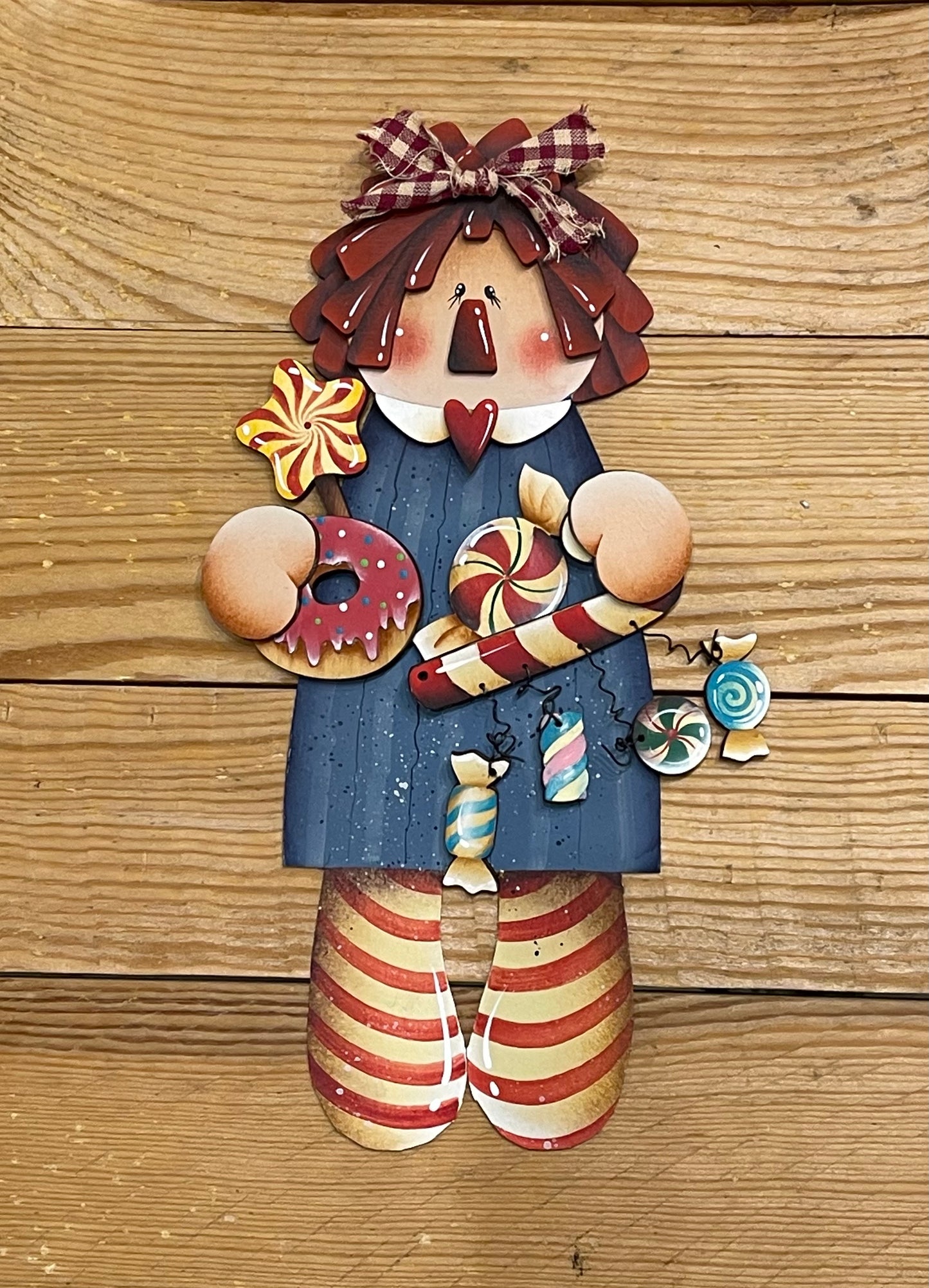 Raggedy  Ann Out of the Wood