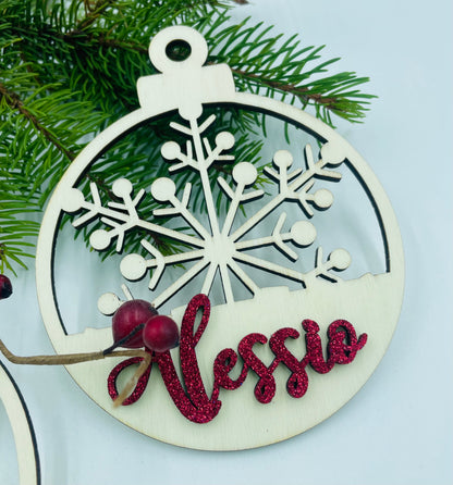 Palline di Natale personalizzate Out of the Wood