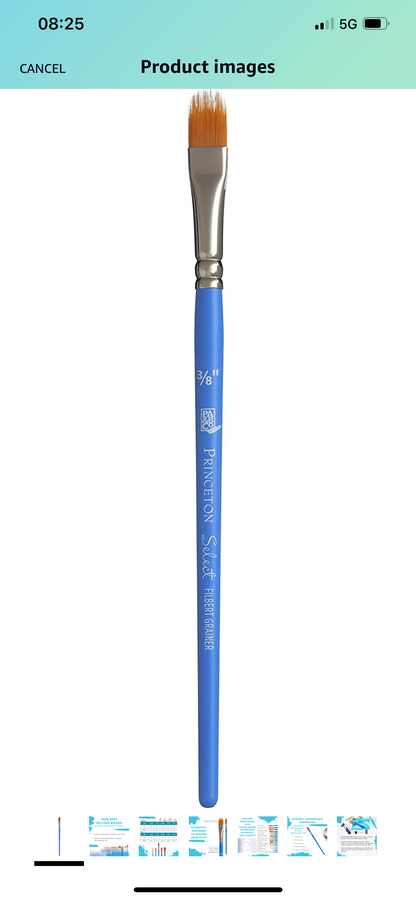 Filbert grainer 3/8 Princeton Out of the Wood