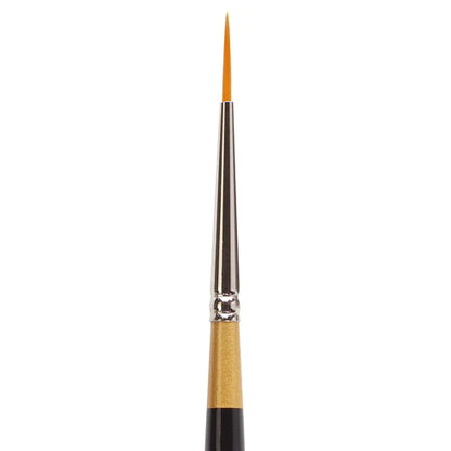 KINGART® Original Gold® 9350 Liner Series, Premium Golden Taklon Multimedia Artist Brushes Out of the Wood