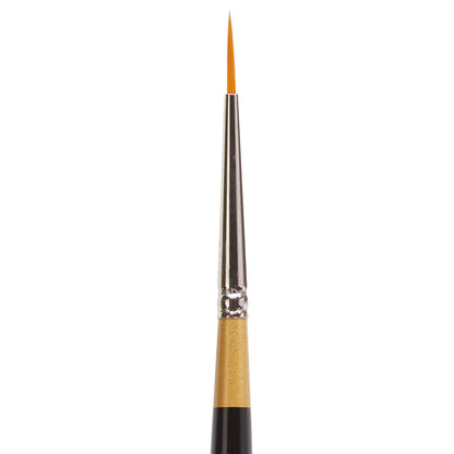 KINGART® Original Gold® 9350 Liner Series, Premium Golden Taklon Multimedia Artist Brushes Out of the Wood