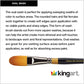 KINGART® Original Gold® 9600 Oval Wash Series, Premium Golden Taklon Multimedia Artist Brushes Out of the Wood