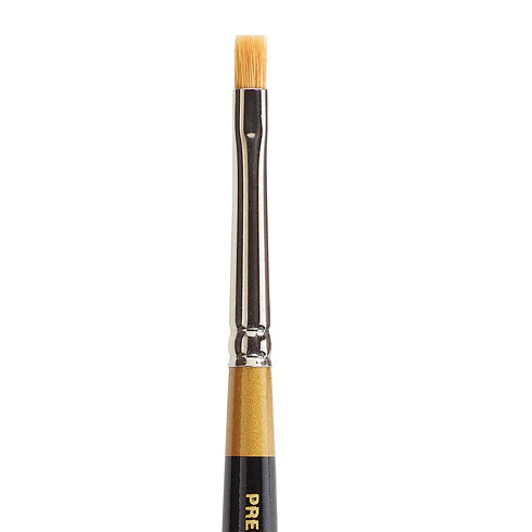 KINGART® Original Gold® 9875 Wavy Specialty Stippler Series, Premium Golden Taklon Multimedia Artist Brushes Out of the Wood