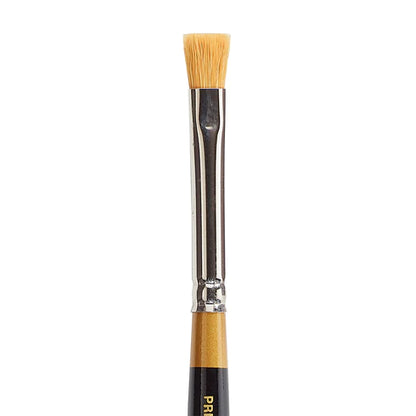 KINGART® Original Gold® 9875 Wavy Specialty Stippler Series, Premium Golden Taklon Multimedia Artist Brushes Out of the Wood