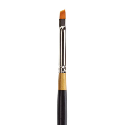 KINGART® Original Gold® 9400 Angle Shader Series, Premium Golden Taklon Multimedia Artist Brushes Out of the Wood