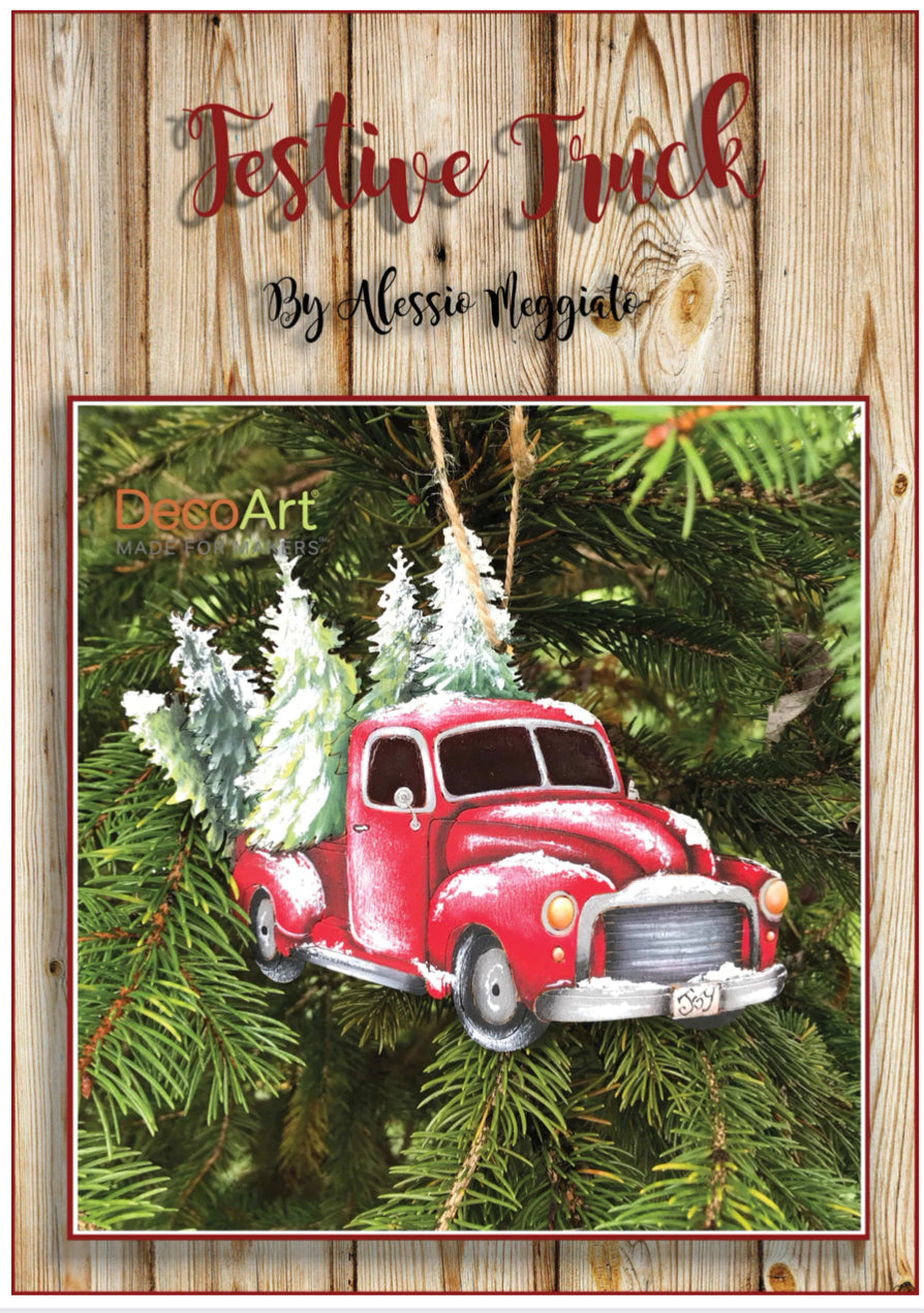 Festive truck e-pattern (  ITALIANO ) - Out of the Wood