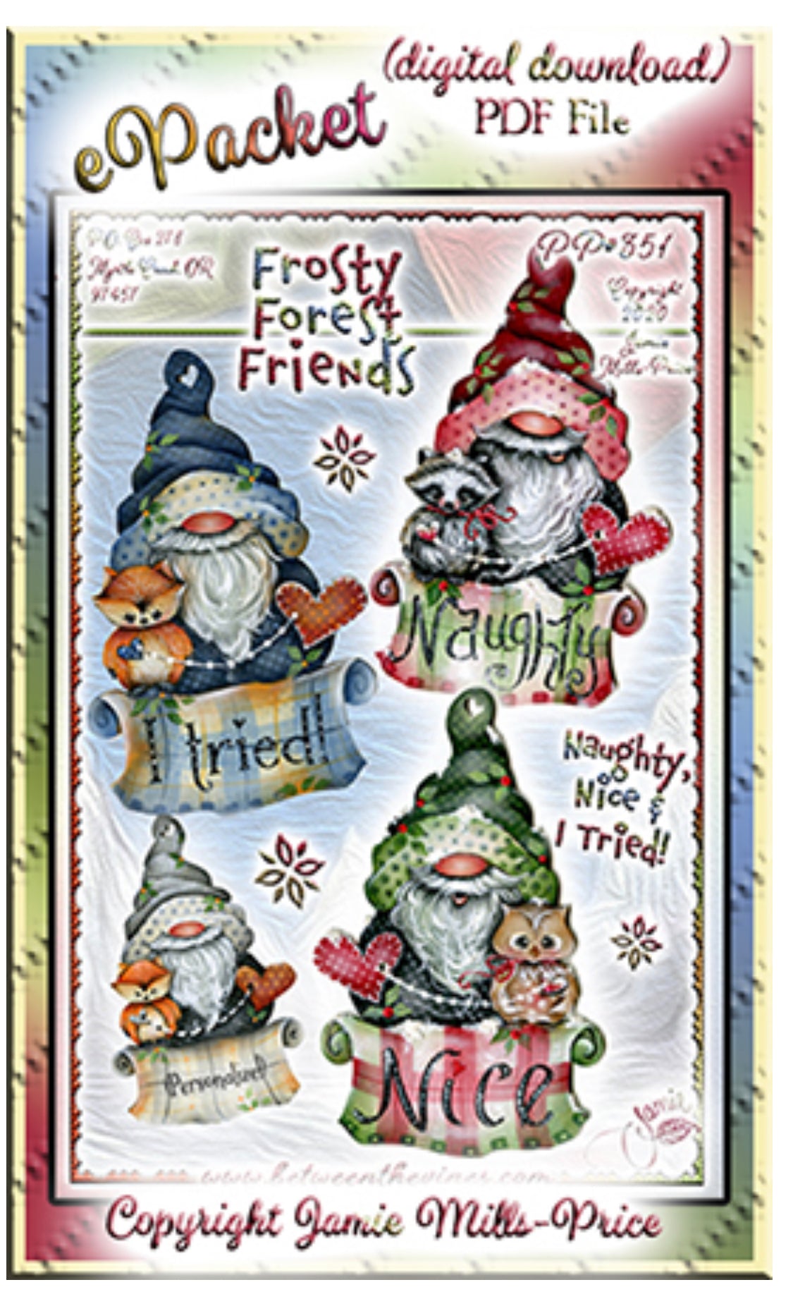 Frosty forest friends ornament By Jamie Mills price Out of the Wood