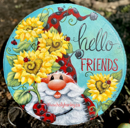 CARTAMODELLO -epattern- Hello  Friends ladybug by HOLLY HANLEY (TRADOTTO IN ITALIANO ) Out of the Wood
