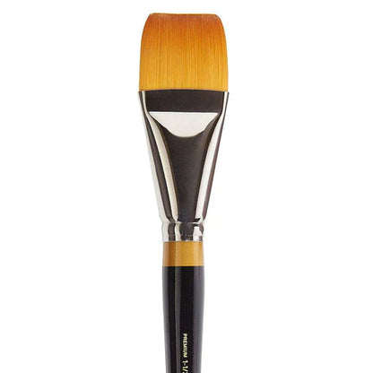 KINGART® Original Gold® 9550 Wash Glaze Series, Premium Golden Taklon Multimedia Artist Brushes Out of the Wood