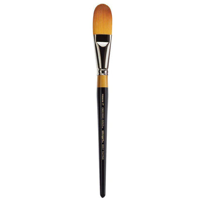 KINGART® Original Gold® 9600 Oval Wash Series, Premium Golden Taklon Multimedia Artist Brushes Out of the Wood