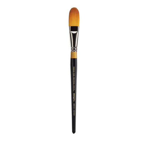 KINGART® Original Gold® 9600 Oval Wash Series, Premium Golden Taklon Multimedia Artist Brushes Out of the Wood