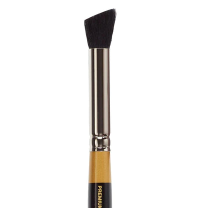 KINGART® Original Gold® 9245 Russian Fitch Deerfoot Stippler Series Premium Multimedia Artist Brushes Out of the Wood