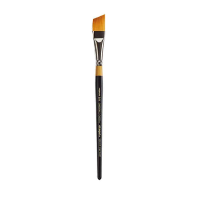 KINGART® Original Gold® 9400 Angle Shader Series, Premium Golden Taklon Multimedia Artist Brushes Out of the Wood