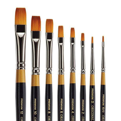 KINGART® Original Gold® 9300 Shader Series, Premium Golden Taklon Multimedia Artist Brushes, Out of the Wood