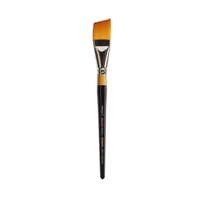 KINGART® Original Gold® 9400 Angle Shader Series, Premium Golden Taklon Multimedia Artist Brushes Out of the Wood