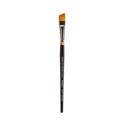 KINGART® Original Gold® 9400 Angle Shader Series, Premium Golden Taklon Multimedia Artist Brushes Out of the Wood