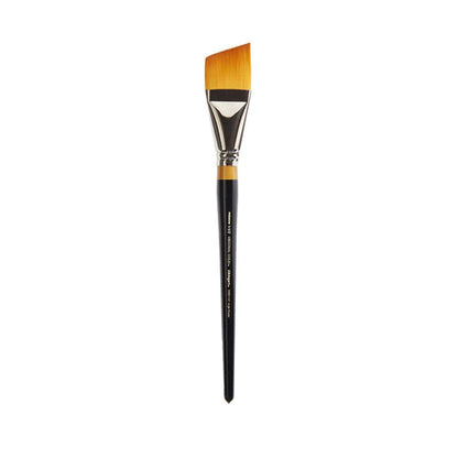KINGART® Original Gold® 9400 Angle Shader Series, Premium Golden Taklon Multimedia Artist Brushes Out of the Wood