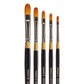 KINGART® Original Gold® 9500 Filbert Series, Premium Golden Taklon Multimedia Artist Brushes, Out of the Wood
