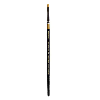 KINGART® Original Gold® 9875 Wavy Specialty Stippler Series, Premium Golden Taklon Multimedia Artist Brushes Out of the Wood