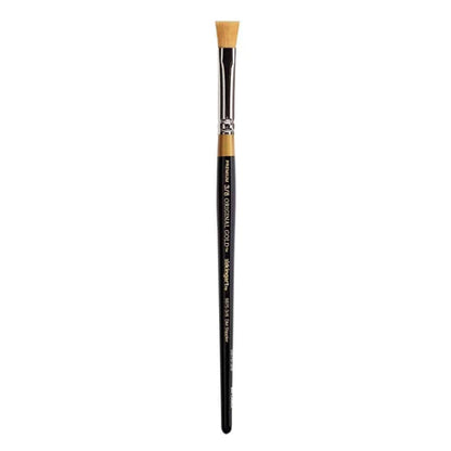KINGART® Original Gold® 9875 Wavy Specialty Stippler Series, Premium Golden Taklon Multimedia Artist Brushes Out of the Wood